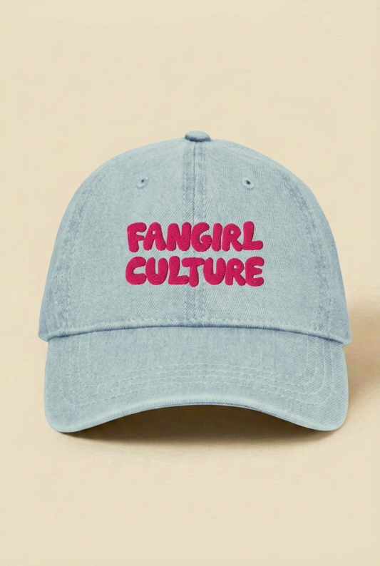 The Fangirl Culture Hat (Y2K Denim Edition)
