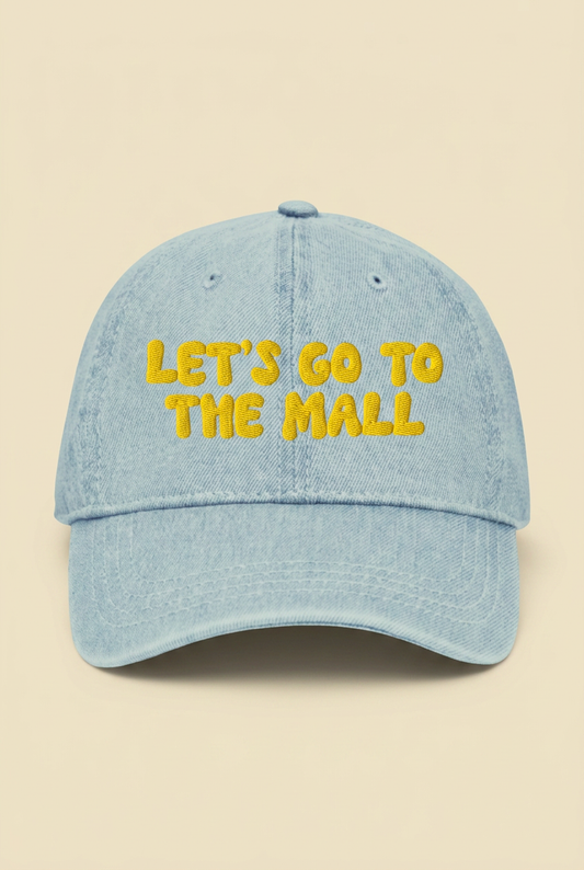 The Let's Go to the Mall Hat (Y2K Denim Edition)